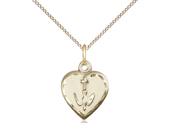 HOLY SPIRIT HEART MEDAL