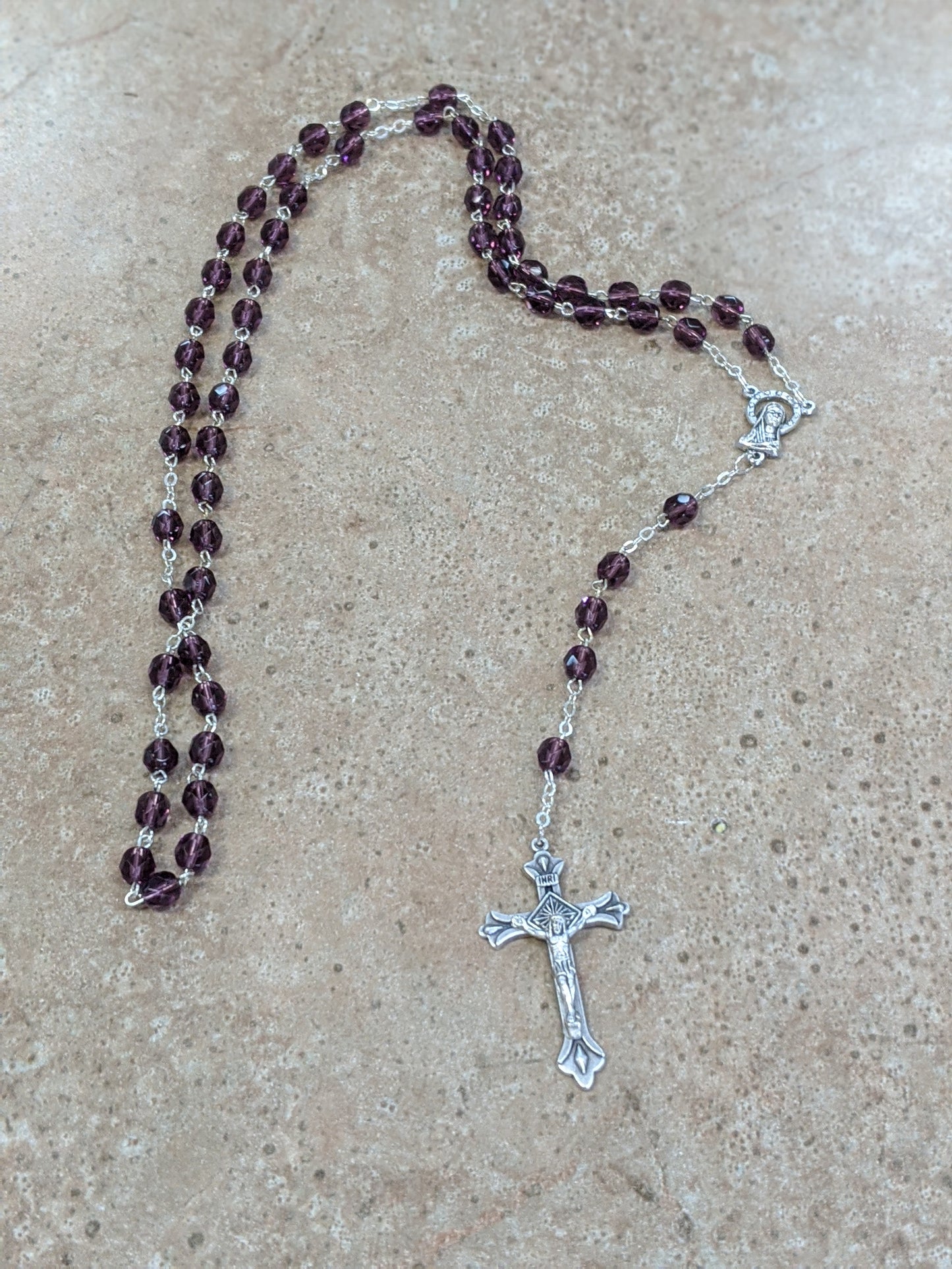 February Birthstone Rosary