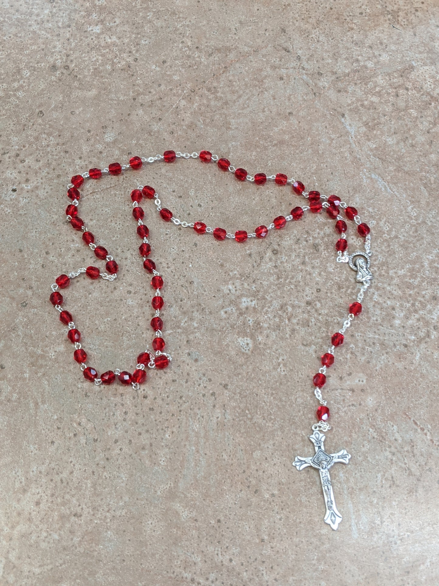 July Birthstone Rosary