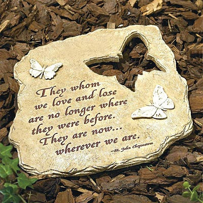 "Wherever" Memorial Garden Stone