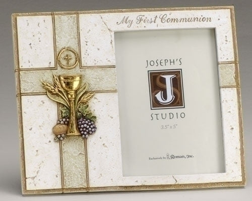 Golden Chalice First Communion Frame