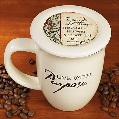 "Live with Purpose" Mug and Coaster Set