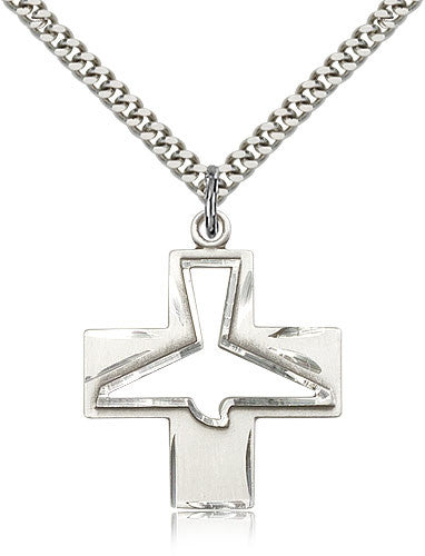 Holy Spirit Pendant Medal on Chain 6080