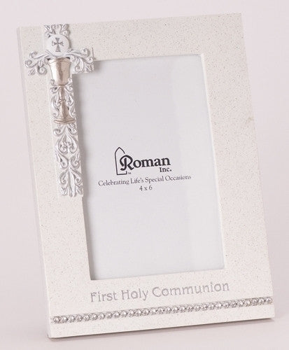 SILVER CHALICE FIRST COMMUNION FRAME