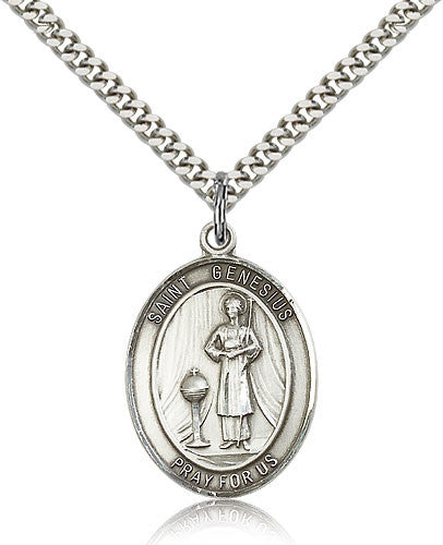 St. Genesius Of Rome Medal