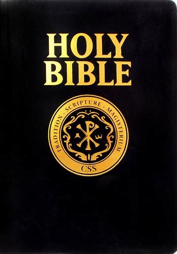 CATHOLIC SCRIPTURE BIBLE RESERVED STANDARD VERSION