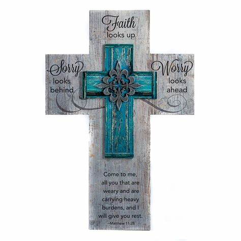 FAITH LOOKS UP CROSS