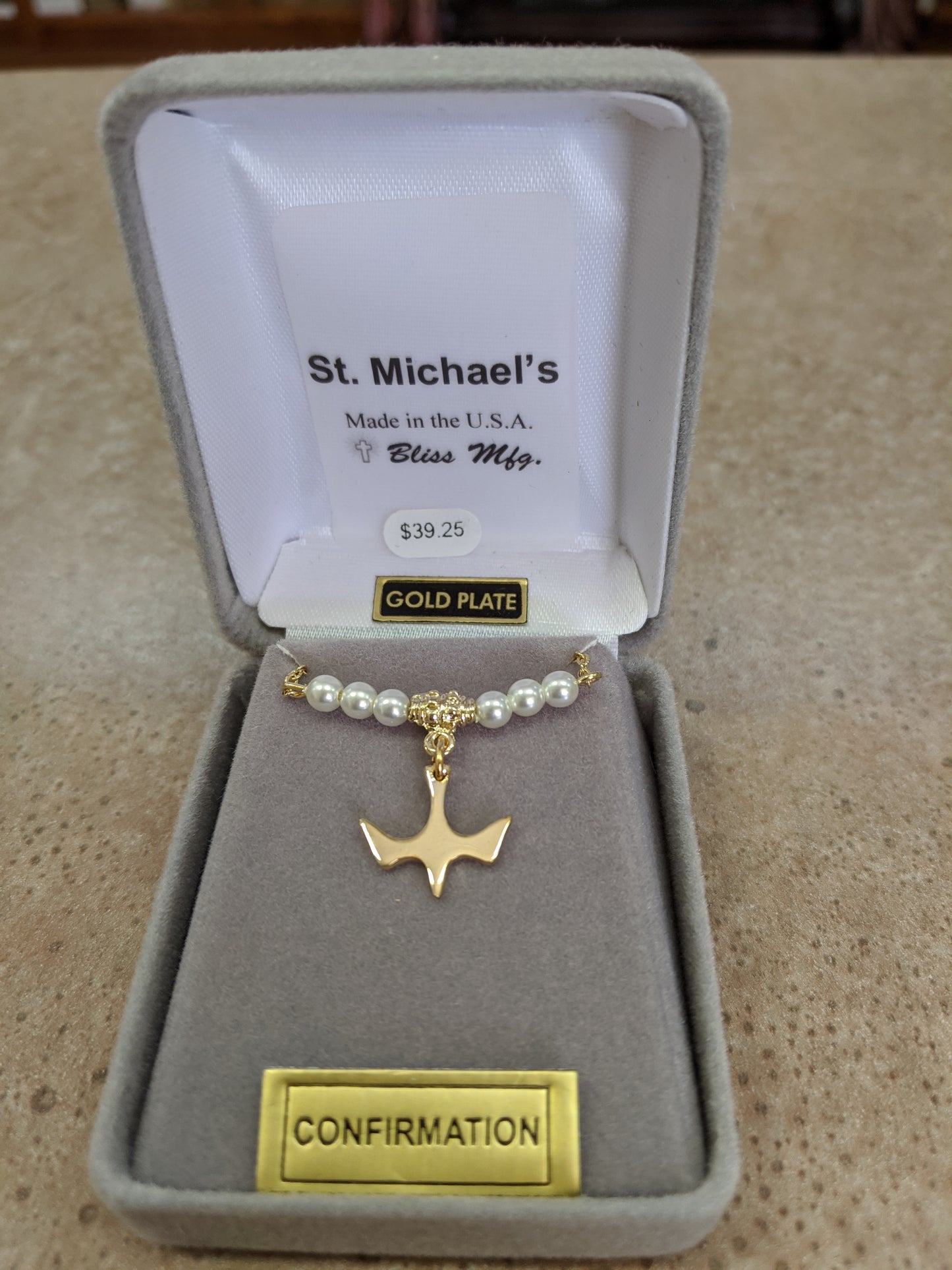 Pearl Holy Spirit Necklace