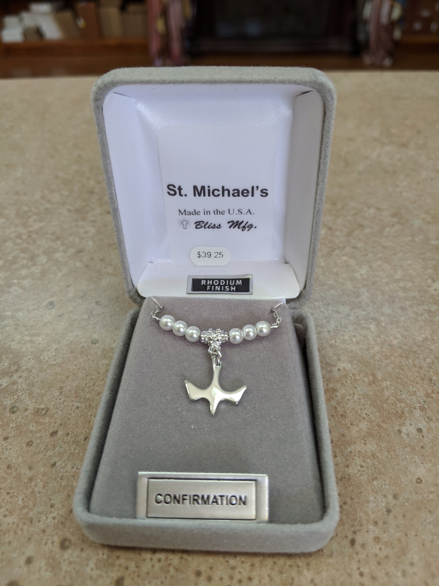 Pearl Holy Spirit Necklace