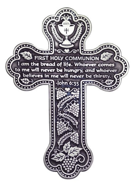 FIRST COMMUNION MESSAGE WALL CROSS