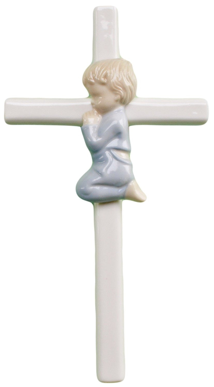 Praying girl or boy cross