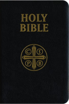 DOUAY-RHEIMS BLACK LEATHER BIBLE